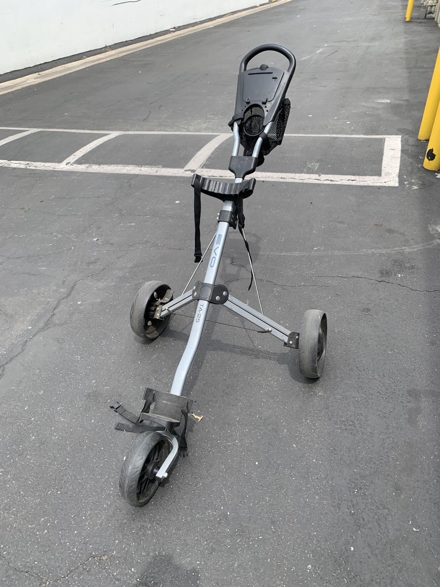 Tommy Armour EVO 3 Wheel Folding Golf Bag Push Cart