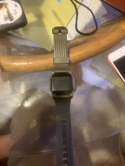 Nixon military style digital watch