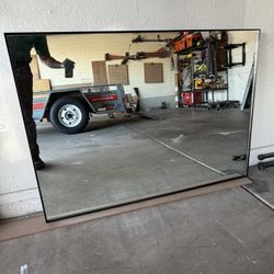 Mirror With Black Frame