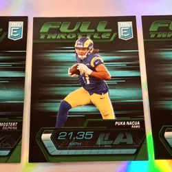 2024• PANINI DONRUSS ELITE•NFL•FULL THROTTLE•Lot Of 3