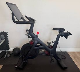 2021 Peloton Bike+ with Mat & Weights