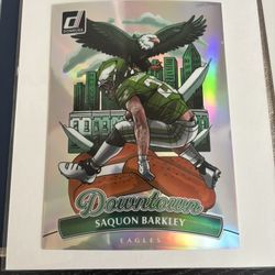 Downtown And Stained Glass 5 X 7 Football Cards