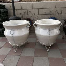 New Flower Pots Made Out Of Clay