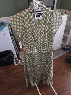 BNWT -Mint Green Polka Dots 