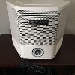 White Equinox table top air filtration system