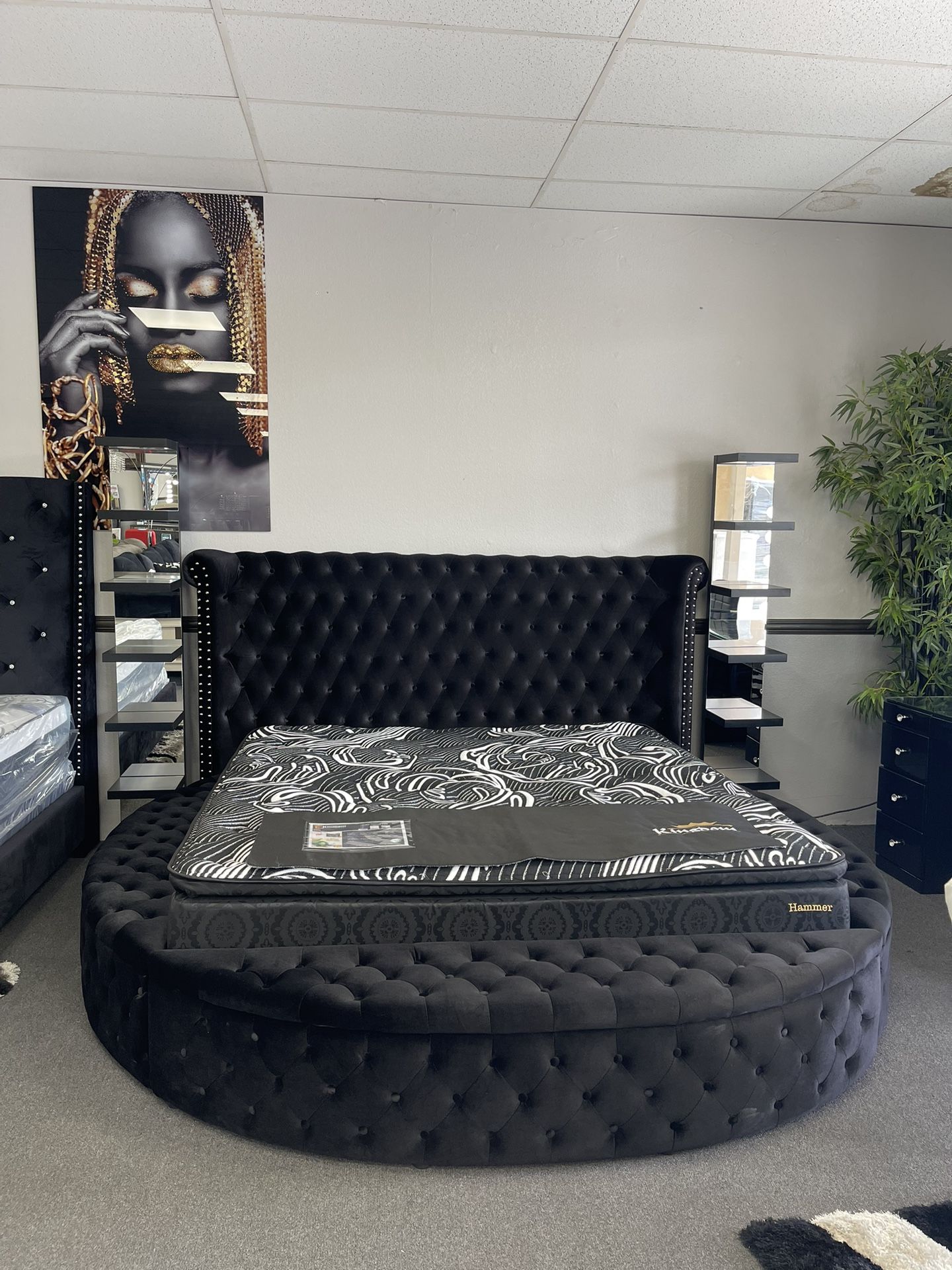 King Size Platform Bed Frame