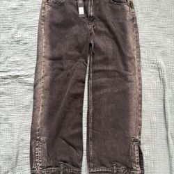 Fashion Nova Black Wide Legs Jeans - Size 13- New With Tags 