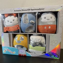 Disney 100 Squishmallows Mickey and Friends 5pk