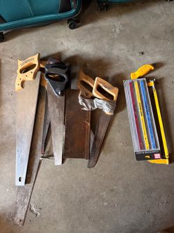 Hand saw lot