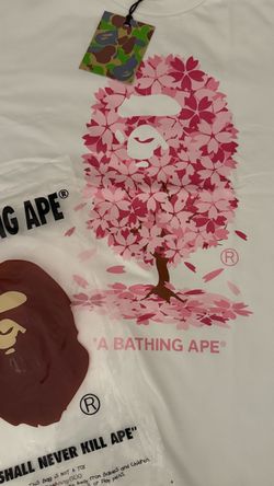 A Bathing Ape Cherry Blossom Graphic T-Shirt S MENS