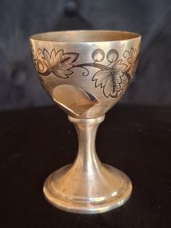 The Northern Mob Silver Egg Stand "Apple Tree"