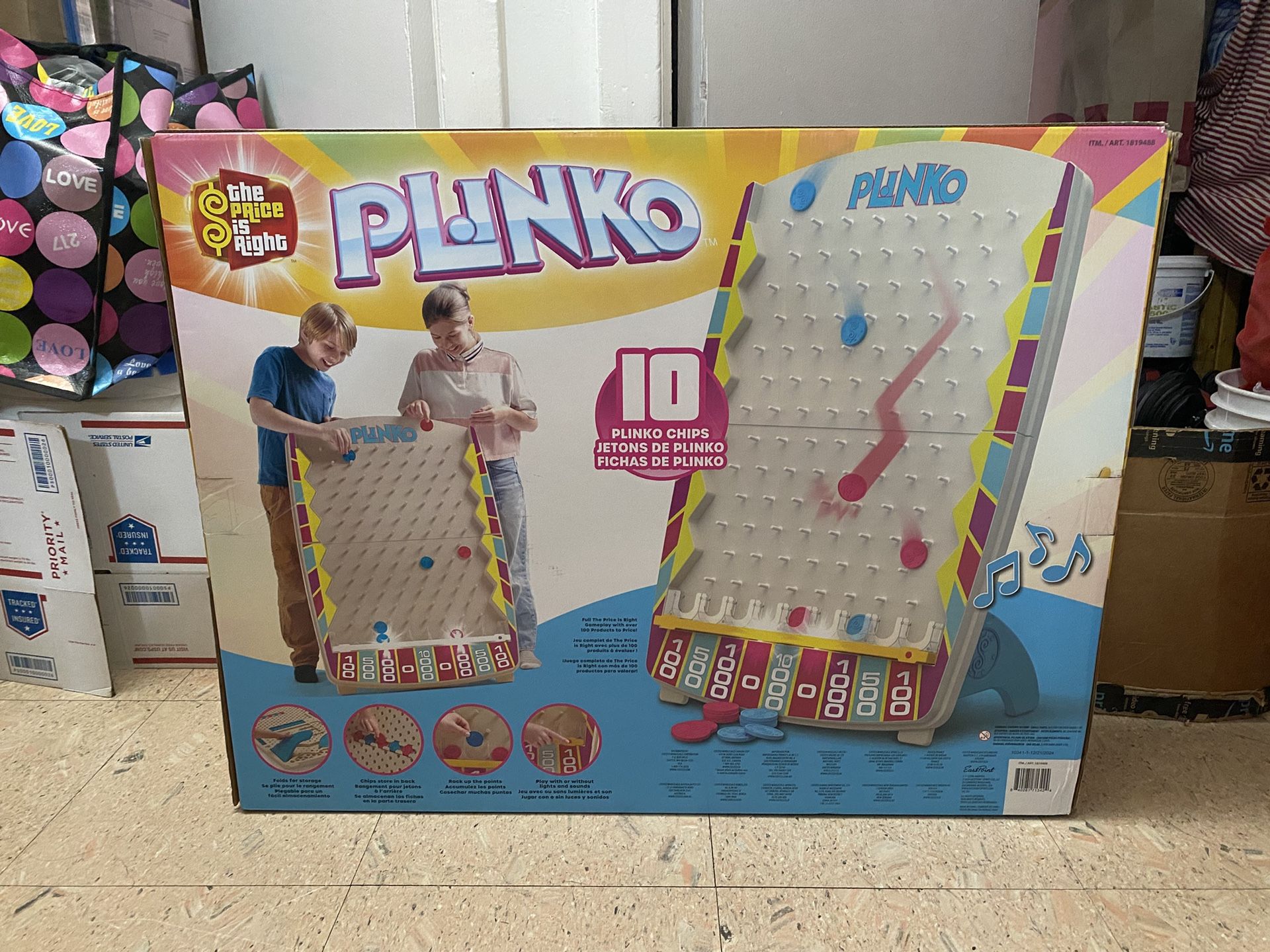 Plinko Game The Price Is Right Life-sized Indoor/Outdoor Family Game