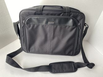 Targus Classic Slim Laptop Bag - Ergonomic Briefcase and Messenger Bag - Spacious Foam Padded for Laptops and Under