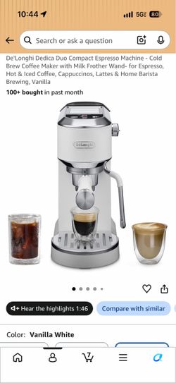 De'Longhi Dedica Duo Compact Espresso Machine
