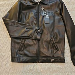 New Mens Leather Jacket