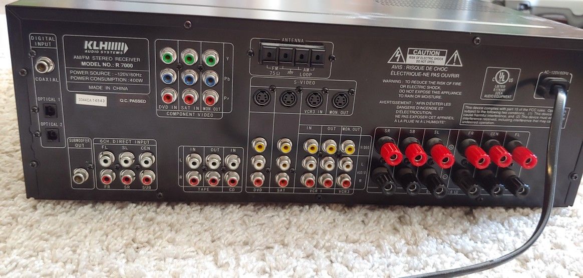 KLH R7000 Audio Receiver w/ Free Speakers! for Sale in Seattle, WA ...