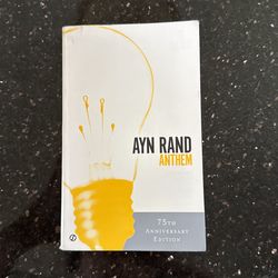 AYN RAND ANTHEM- Paperback Book