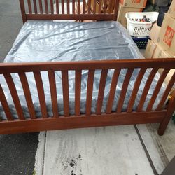 Queen Size Bed Frame With Box Spring 