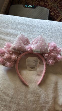 Disney Parks Minnie Mouse Ears Bow Headband Brand New