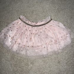 Baby Girl’s Sparkly Pink/Gold Skirt 9-12M