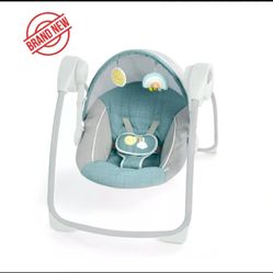 Ingenuity Sun Valley Canopy Portable Swing - Teal