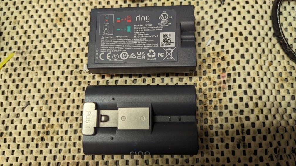 RING Battery (4) 5at3S3 V4, NEW. (2) Left! $25 Each