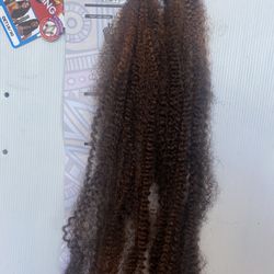 Synthetic hair Shown Length 24”