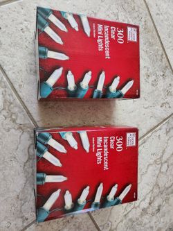 New Clear Incandescent Christmas 🎄 Mini Lights