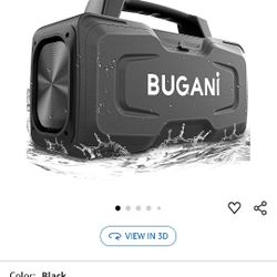 Bugani M118 Bluetooth Boombox/USB Charging 