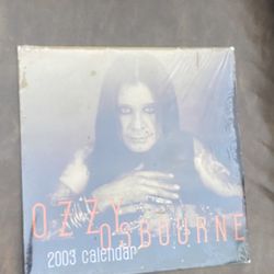 Ozzy Osbourne 2003 Calendar 
