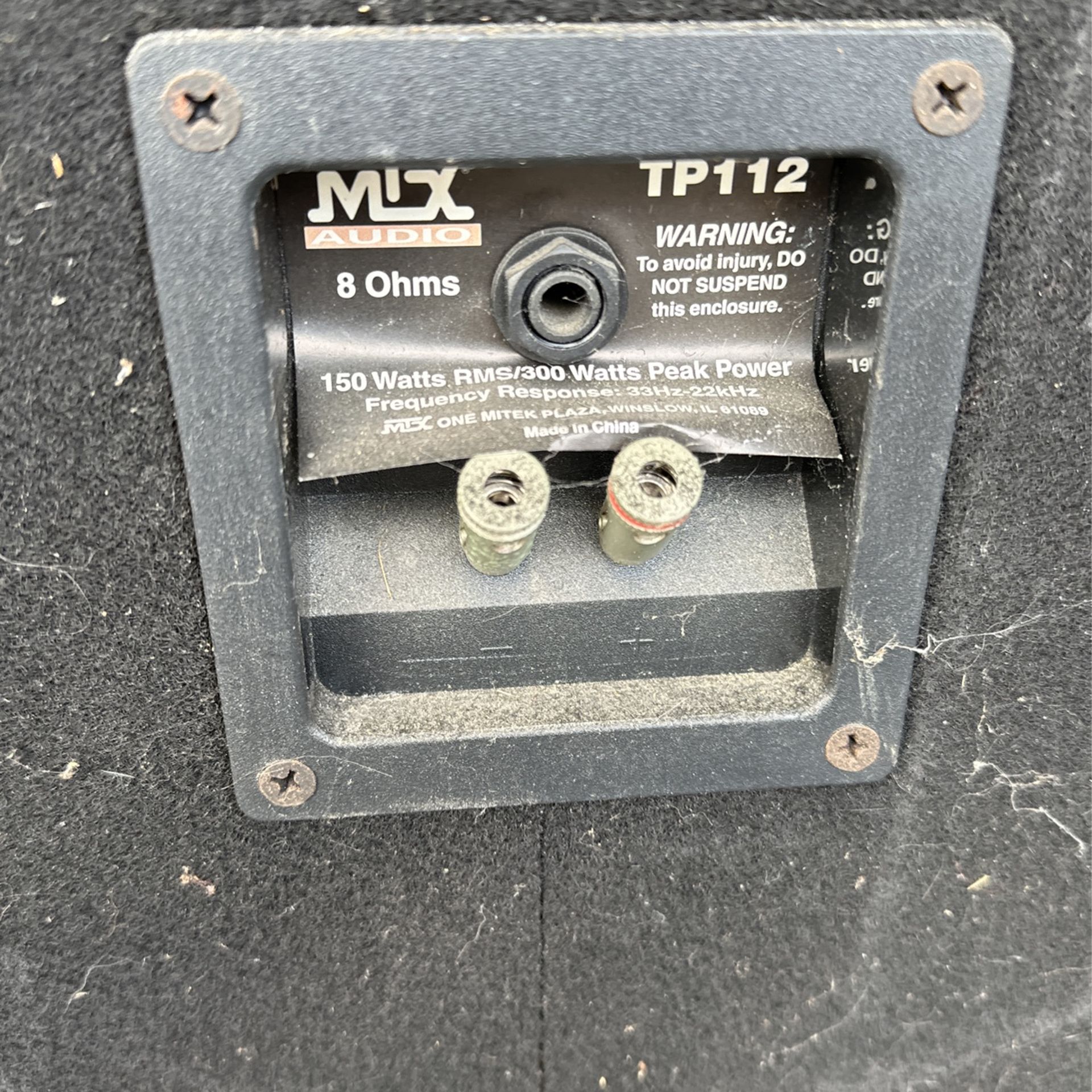Used MTX Audio TP112 Loudspeaker system for Sale in Murrieta, CA OfferUp
