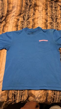 Blue chrome heart tee