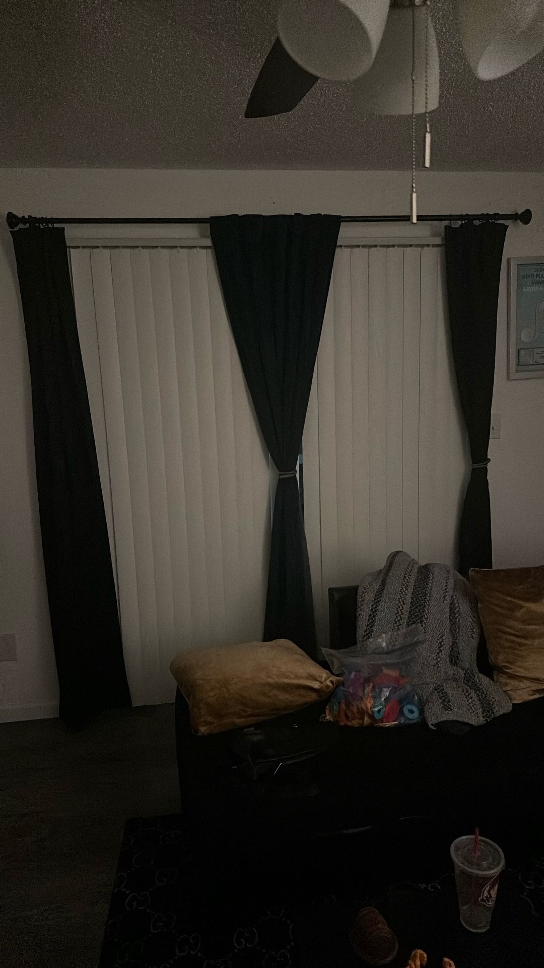 Curtains And Rod