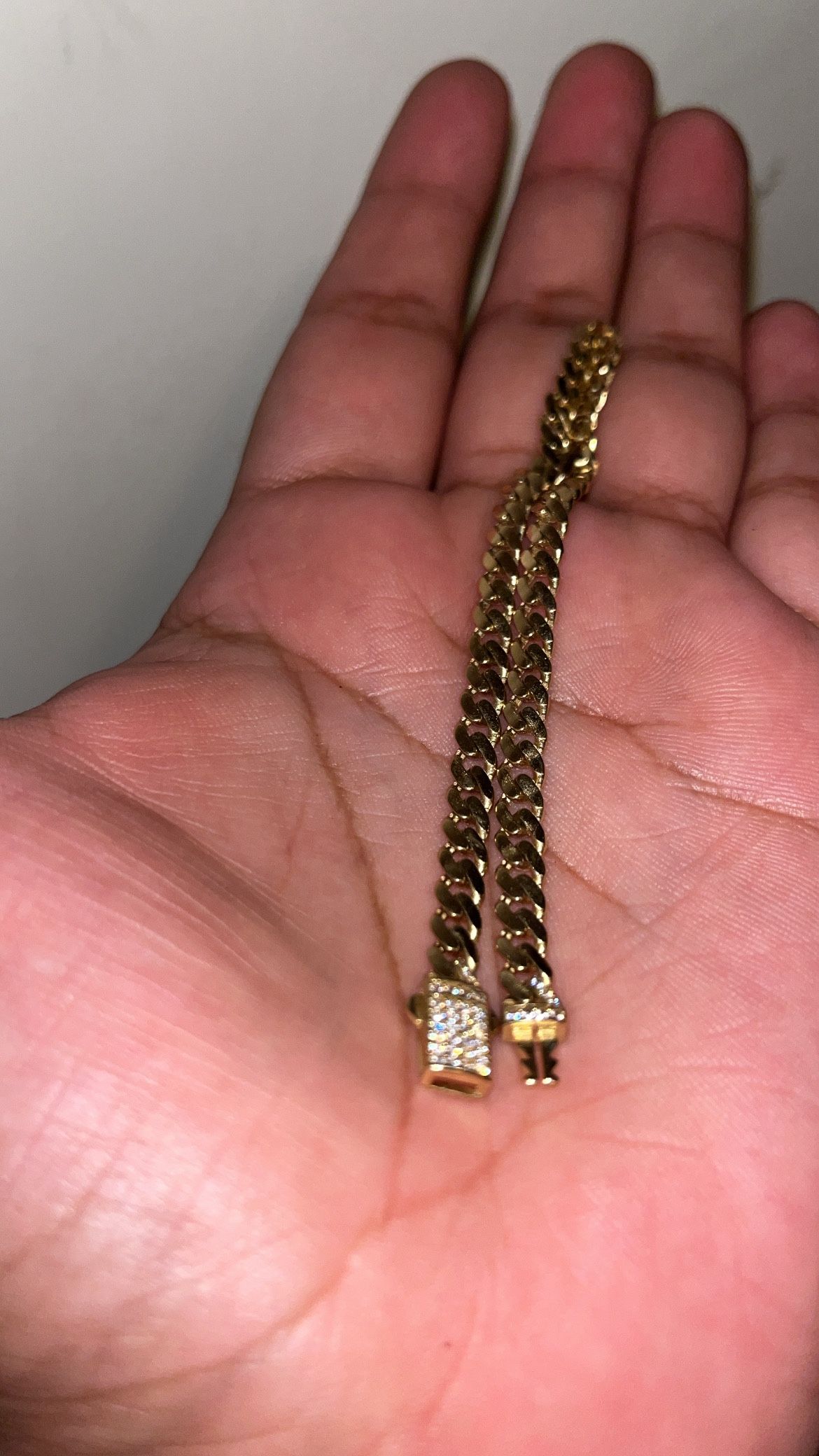 GOLD CUBAN BRACELET