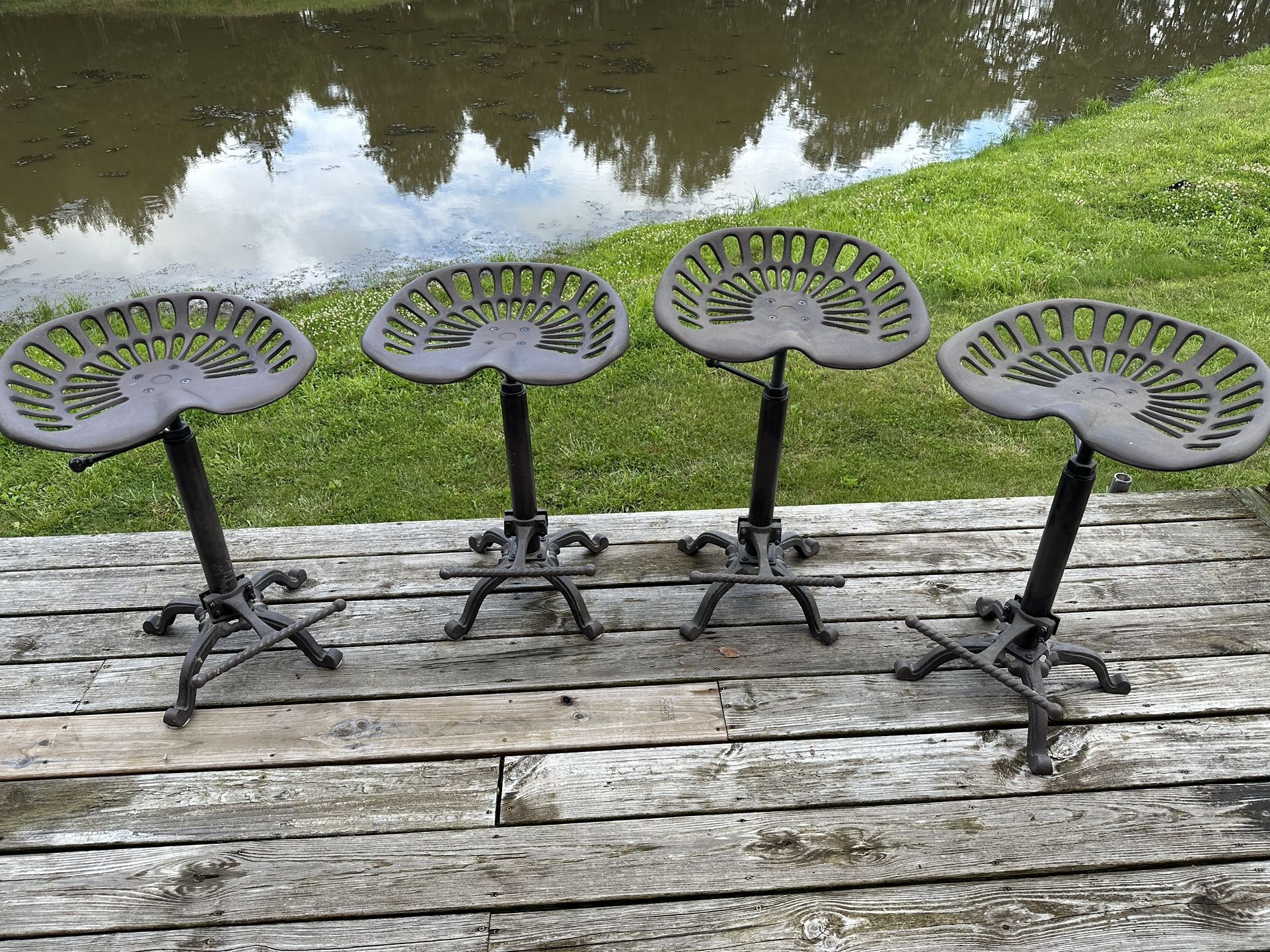 4 Tractor Seat Stools