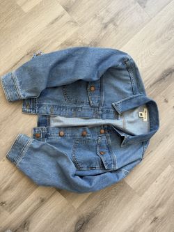 Madewell, Small Oversized Cropped Denim Jacket