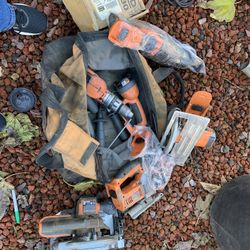 Rigid, Power Tools. And Battery Charger.