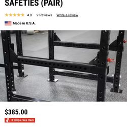 Rogue Monster 43” flip down safeties