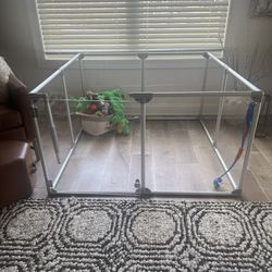 Clearly Loved Pets Lucidium playpen