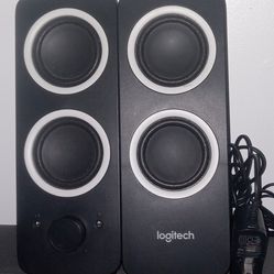 Logitech Z200 Stereo Sound Speaker Black