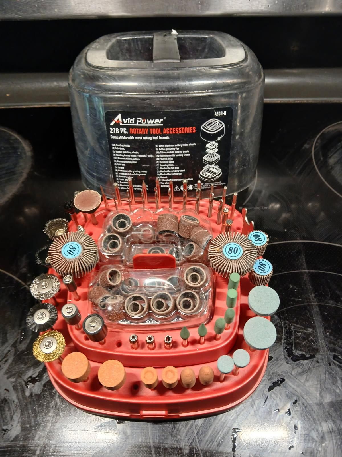 DREMMEL BITS IN CARRY CASE