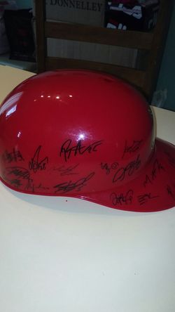 Autograph helmet