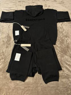NEW *REAL* Fear of God Essentials Black Cuffed Bundle (Size XXS, S, M, L) 100% Authentic✅