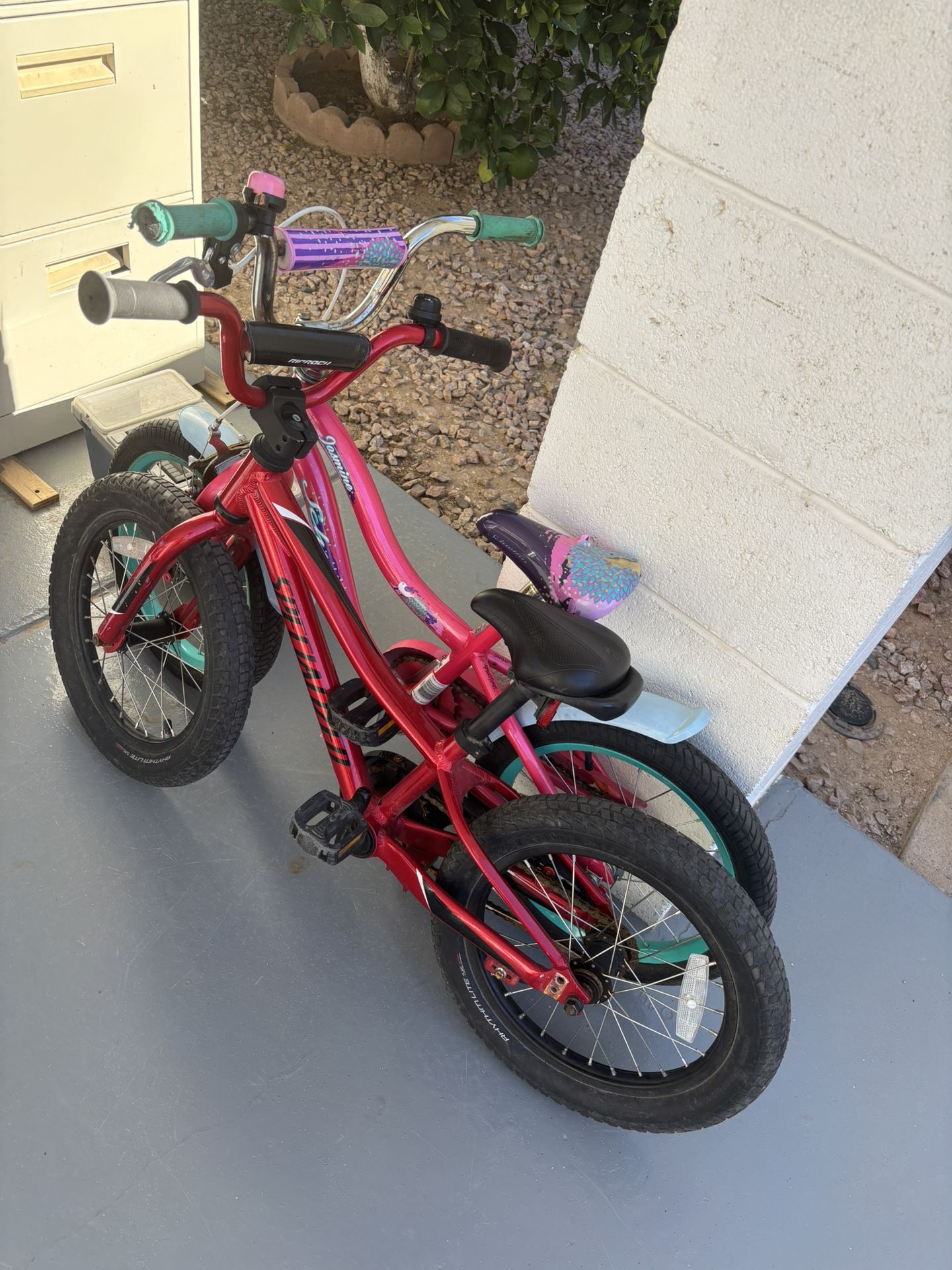 TWO BOYS AND GIRLS 16 INCH BIKES