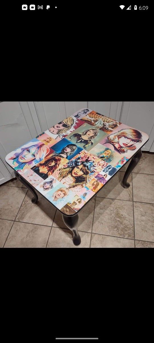 Taylor Swift End Table Swifty Custom Table