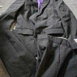 Boys Size 10 Dress Pants And Suit Coat