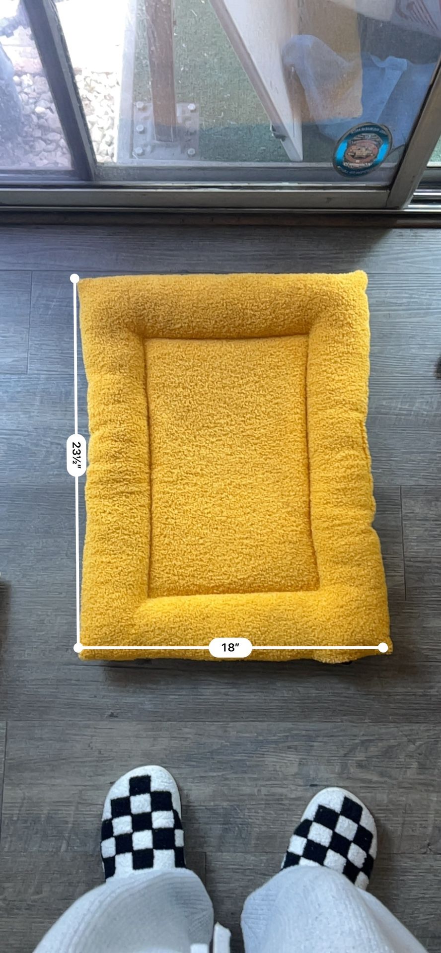 Yellow Dog/Cat Bed