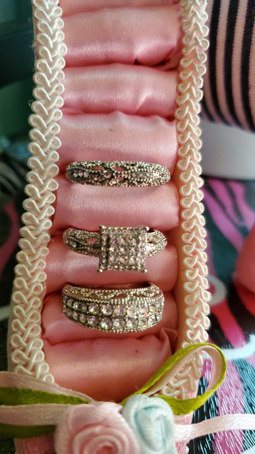 Beautiful Trio-Set of Wedding Rings