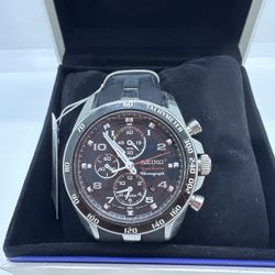 SEIKO SPORTURA SNAE87P1 Chronograph 7T62 Quartz 100m Rubber
