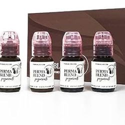 🎨 Perma Blend – 2 Sets Permanent Makeup Pigments for Eyebrows